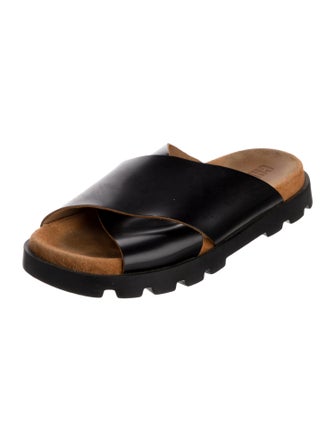 Camper Patent Leather Slides