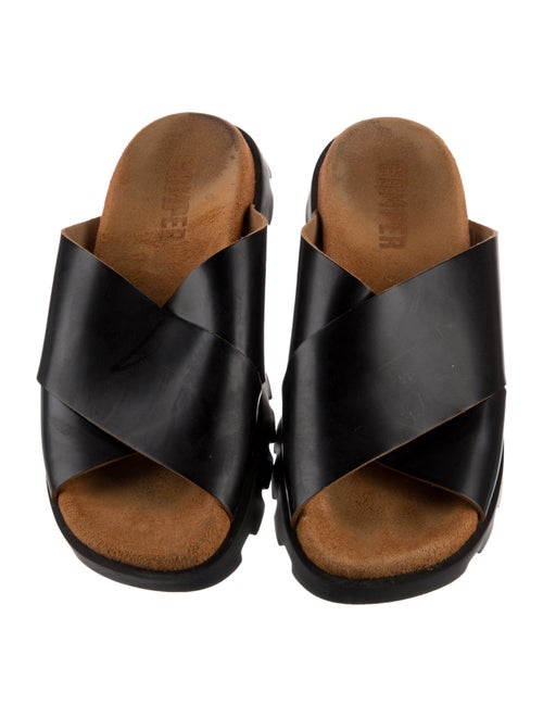 Camper Patent Leather Slides