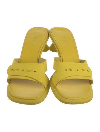 Camper Leather Slides