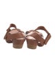 Camper Leather Slingback Sandals