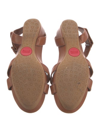 Camper Leather Slingback Sandals