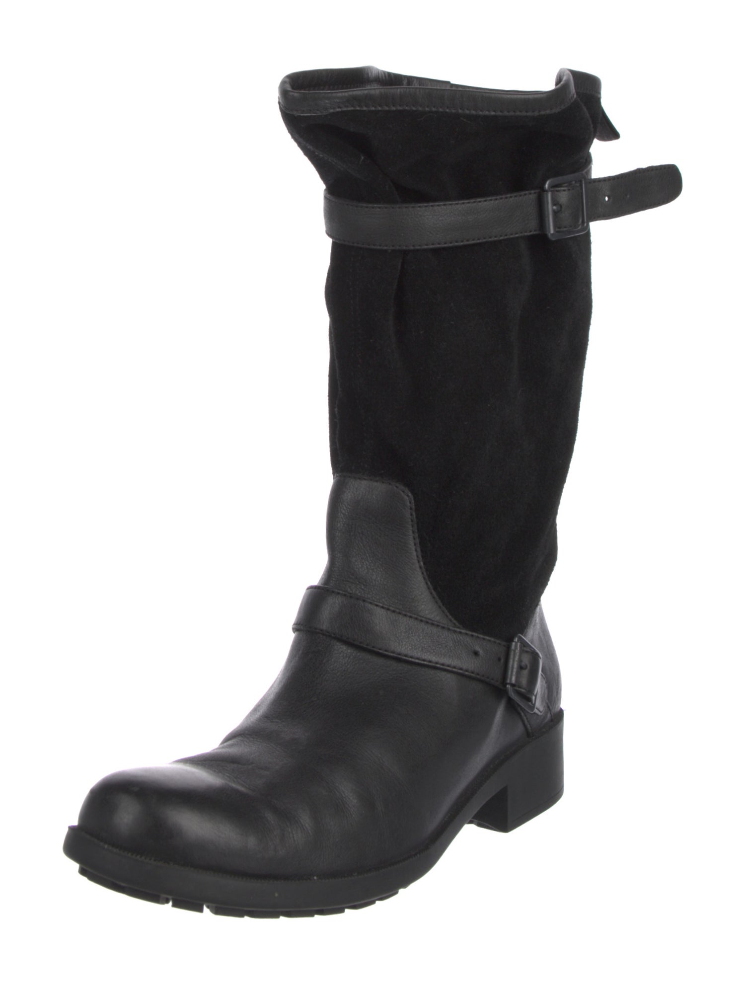 Camper Leather Moto Boots