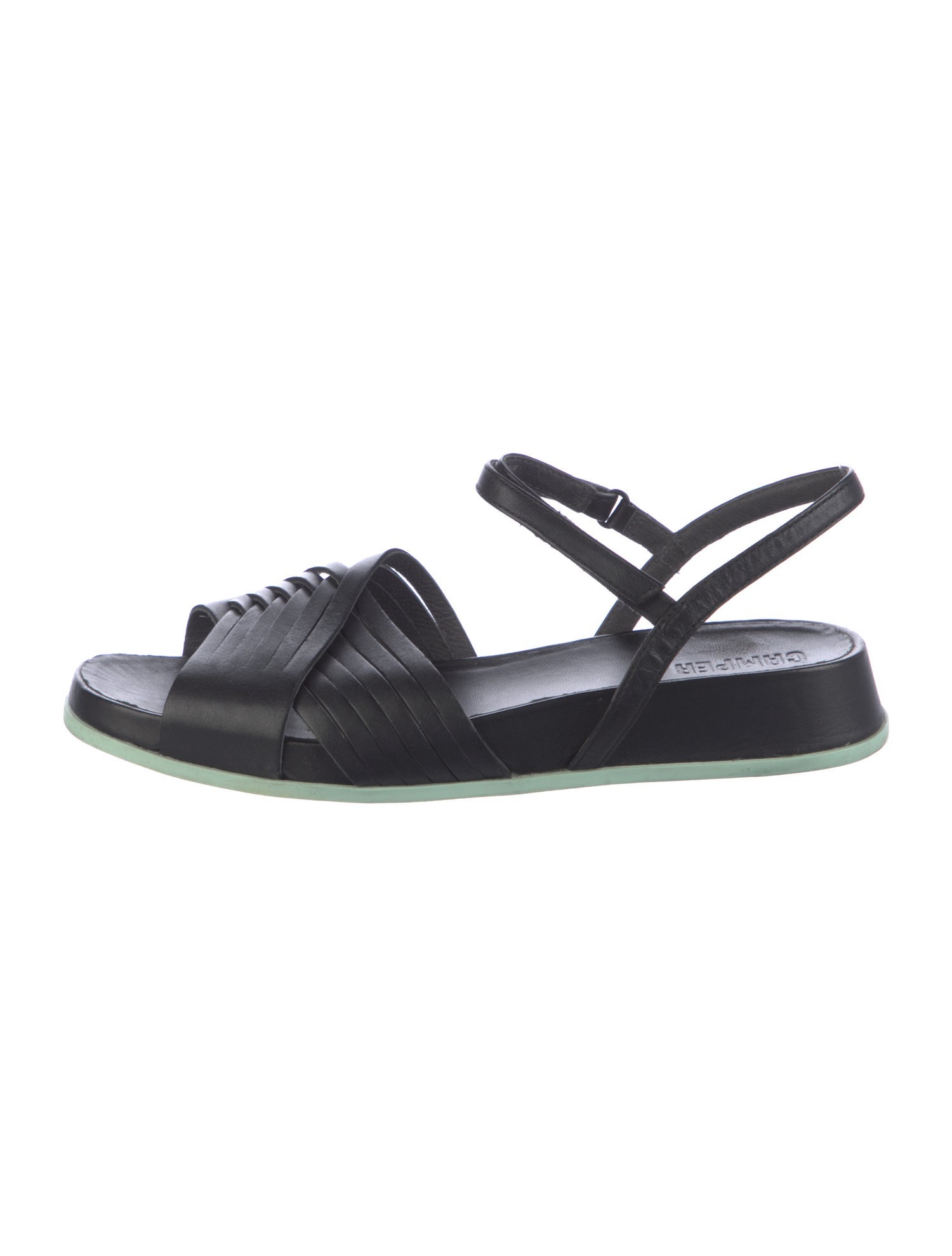 Camper Leather Slingback Sandals