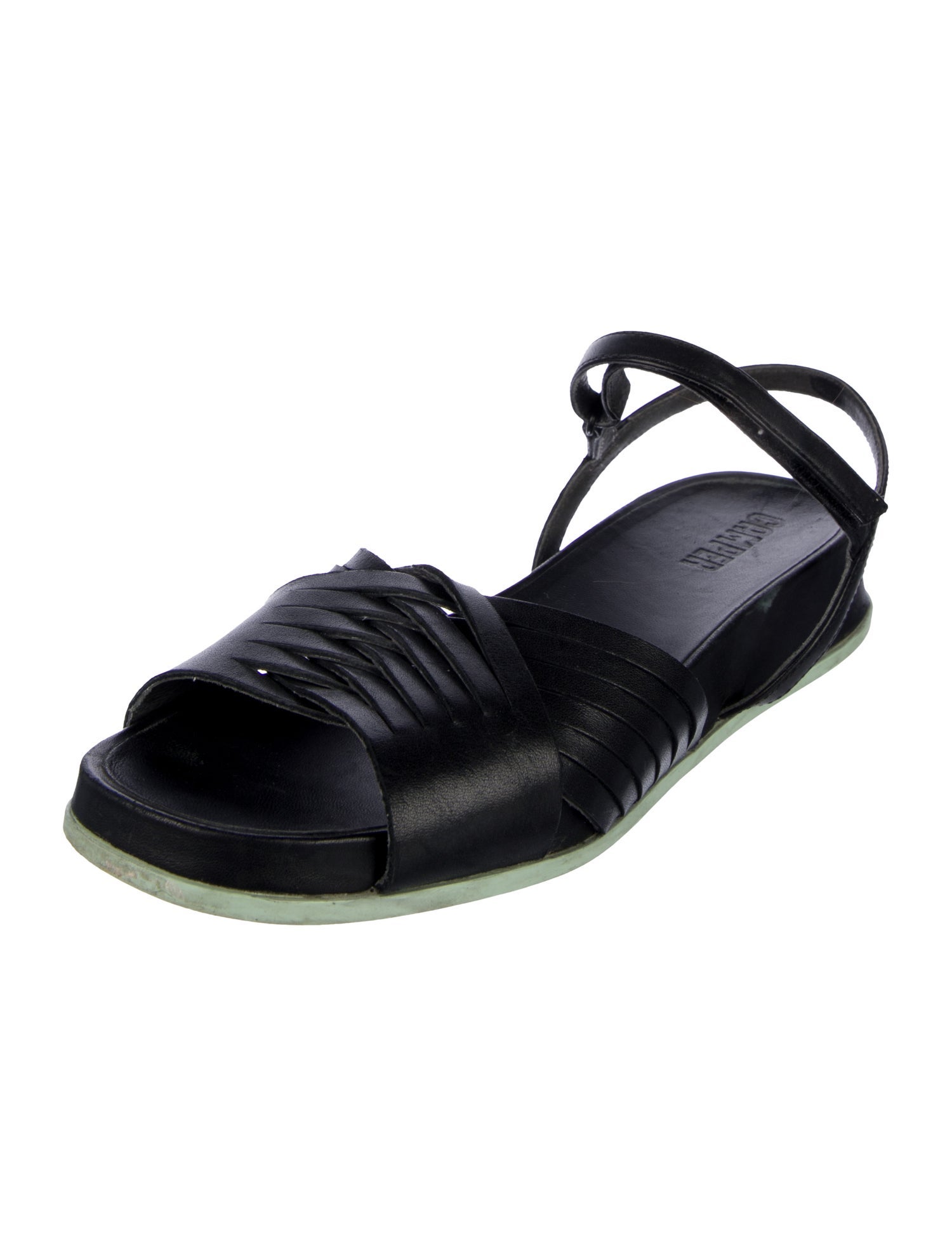 Camper Leather Slingback Sandals