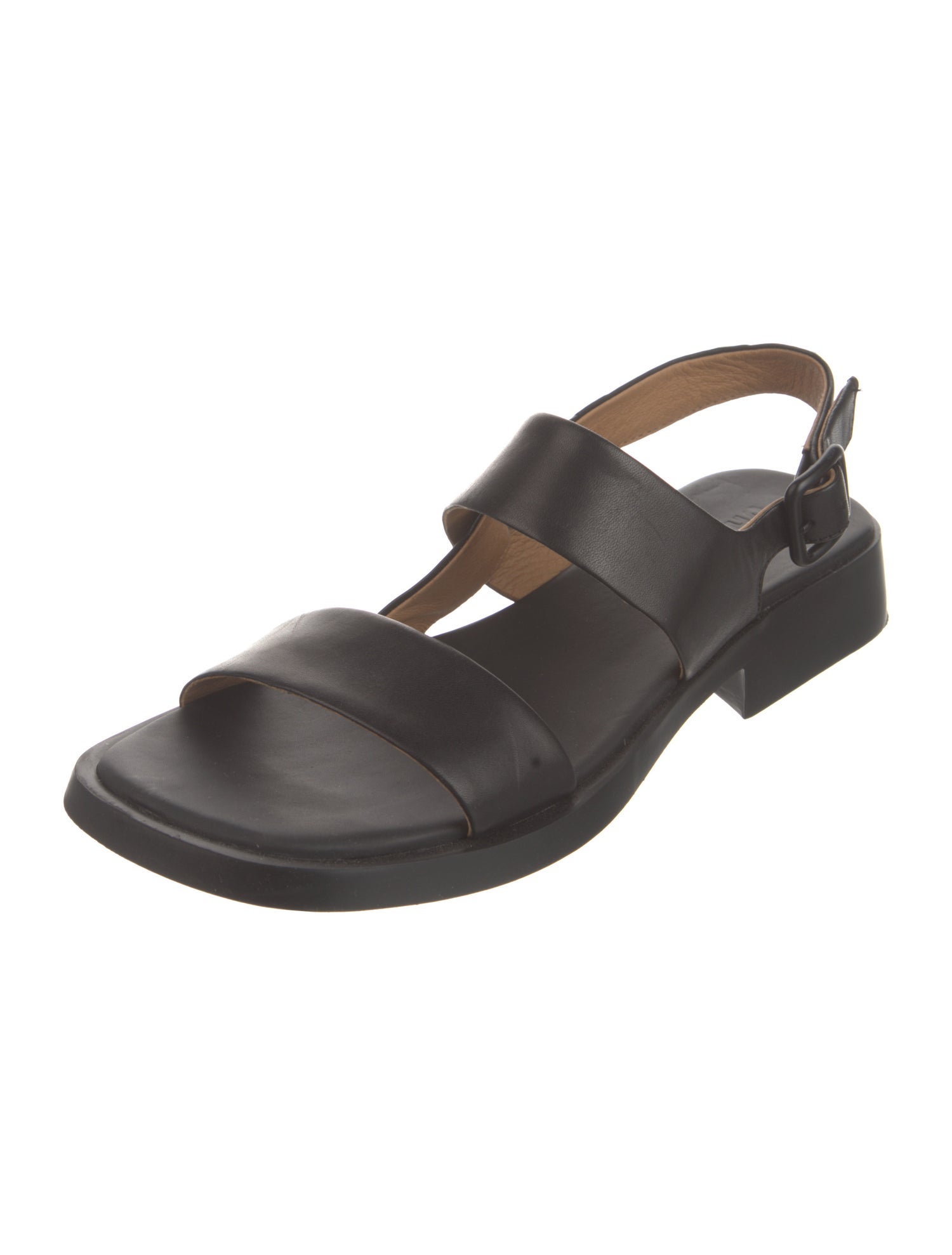 Camper Leather Slingback Sandals