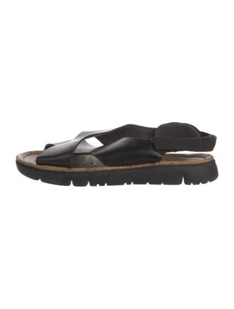 Camper Leather Slides