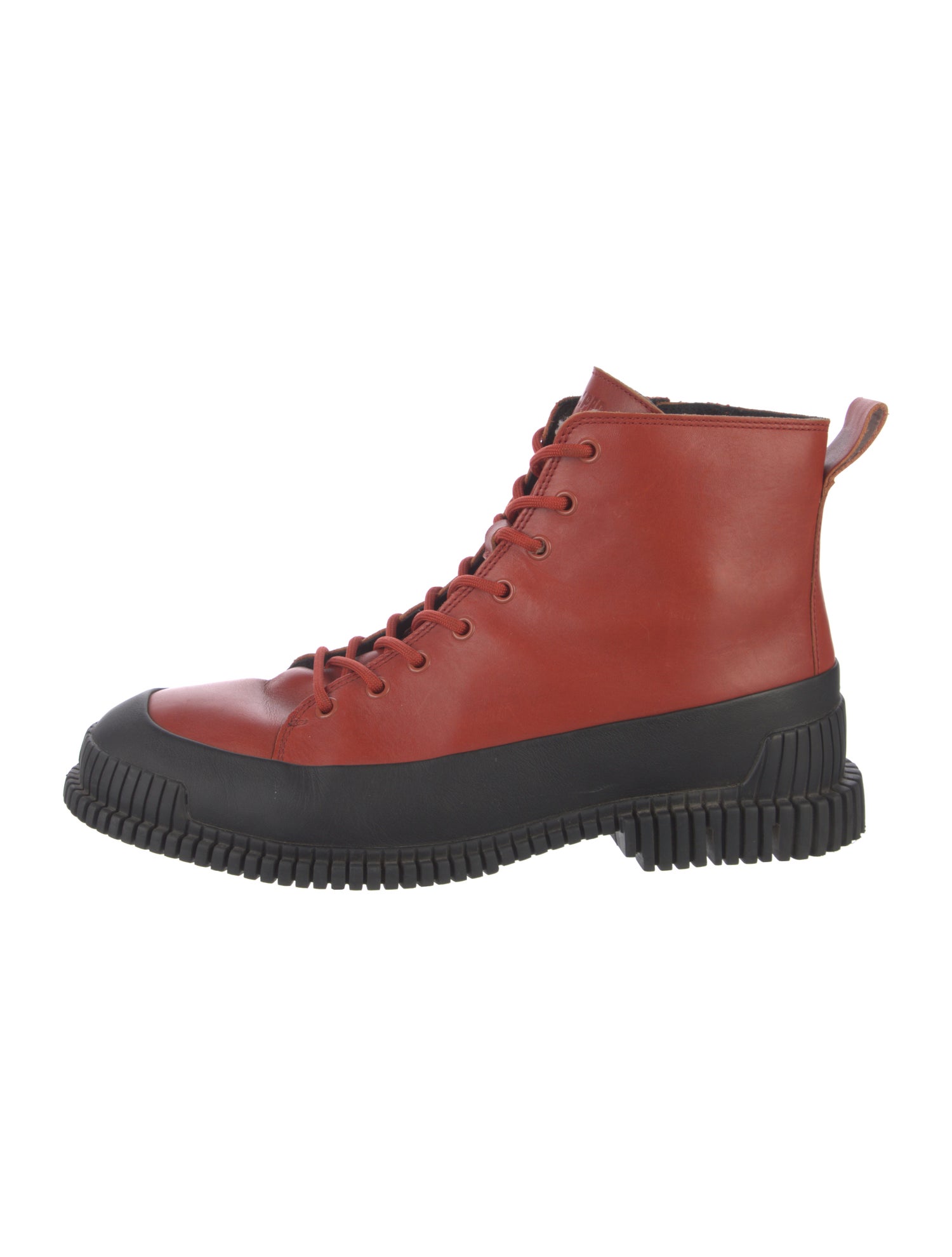 Camper Leather Lace-Up Boots
