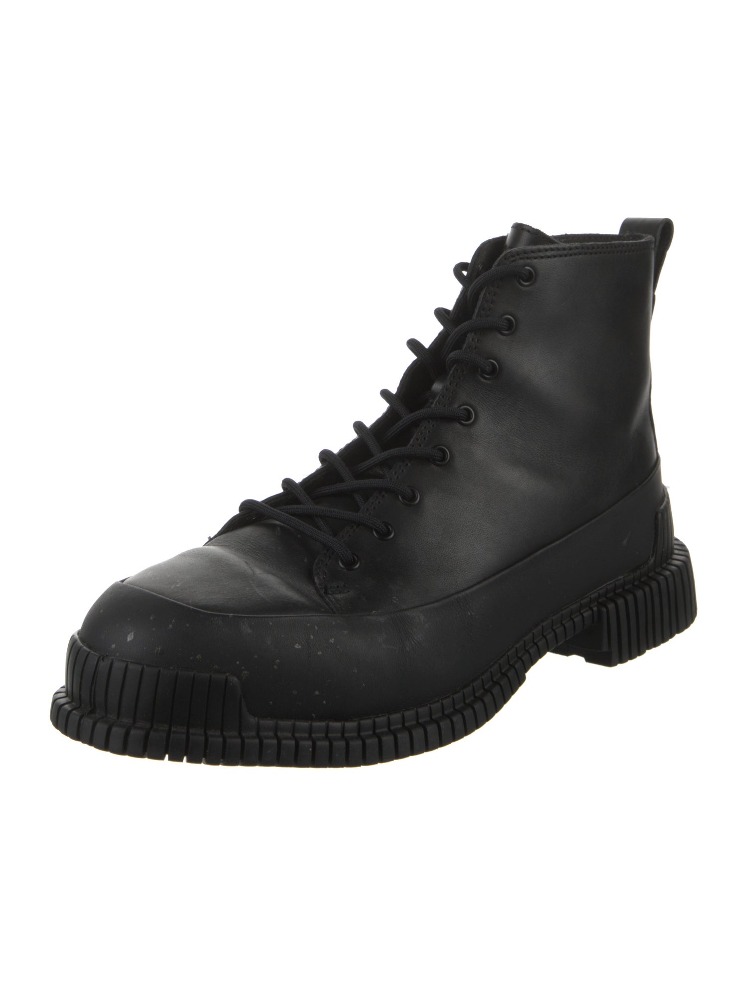 Camper Leather Combat Boots