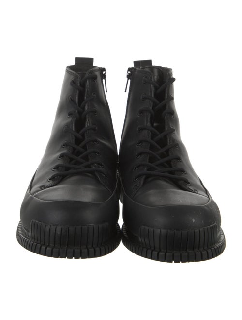Camper Leather Combat Boots