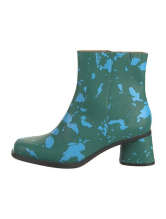 Camper Leather Printed Boots