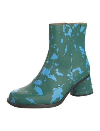 Camper Leather Printed Boots