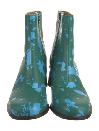 Camper Leather Printed Boots