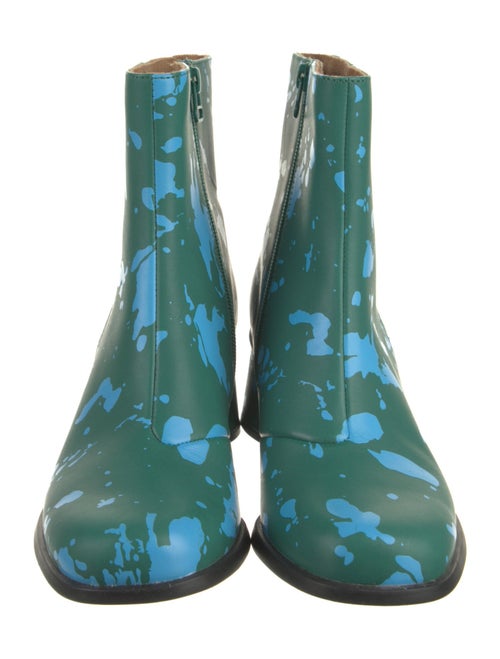 Camper Leather Printed Boots