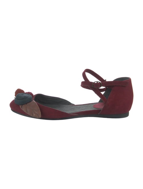 Camper Suede D'Orsay Flats