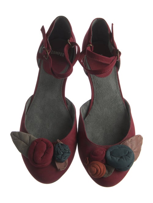 Camper Suede D'Orsay Flats