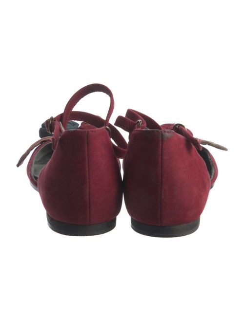 Camper Suede D'Orsay Flats