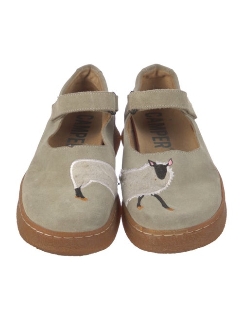Camper Suede Mary Jane Flats