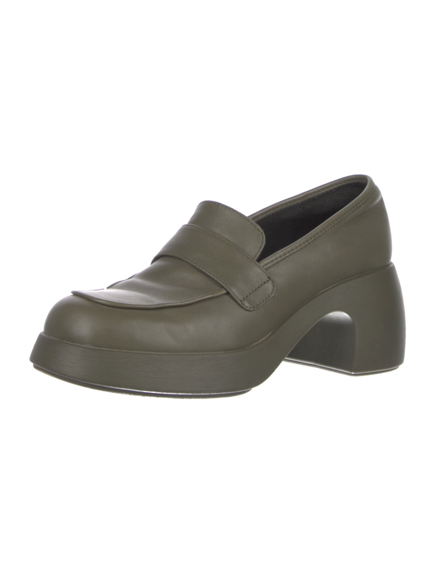 Camper Leather Pumps