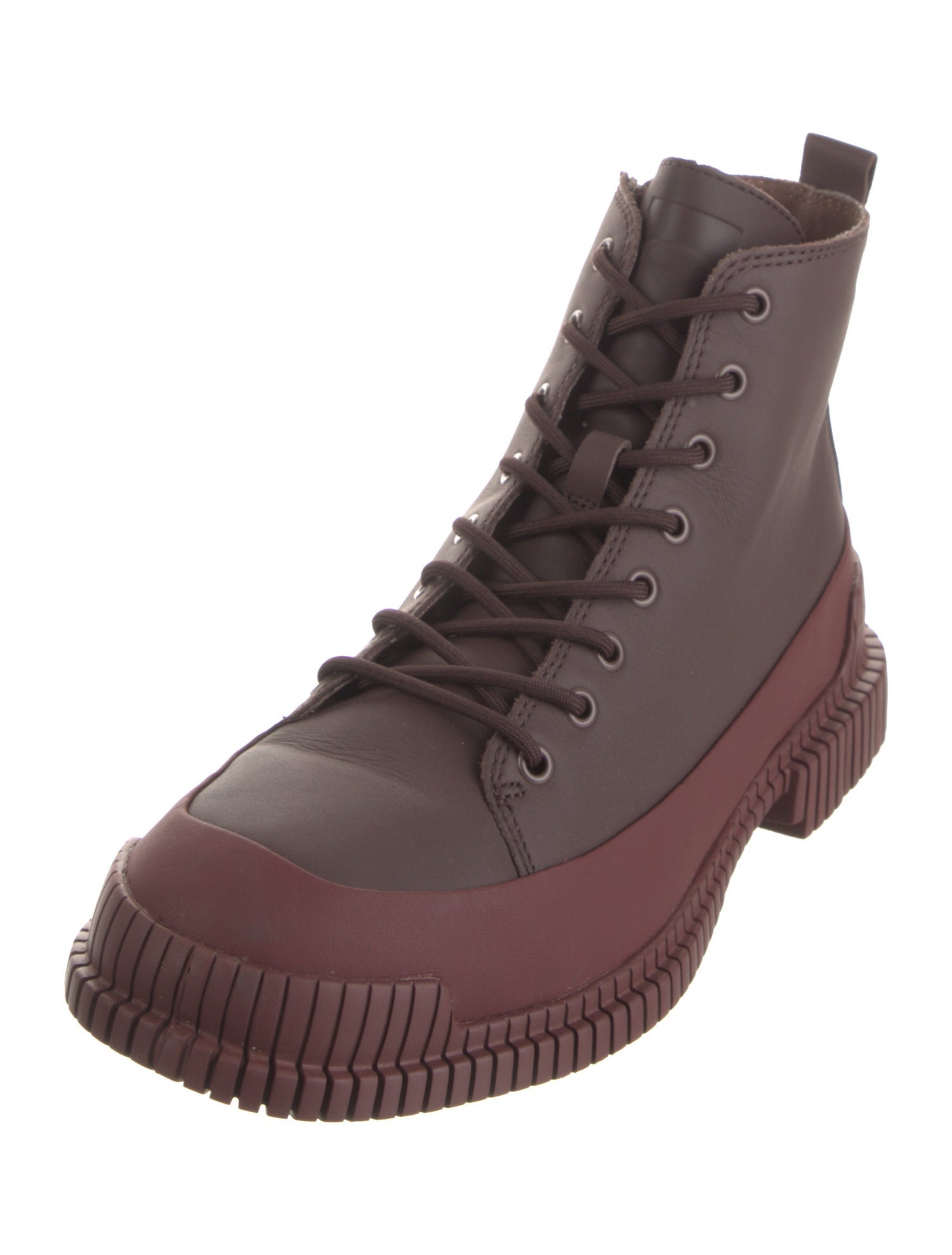 Camper Leather Lace-Up Boots