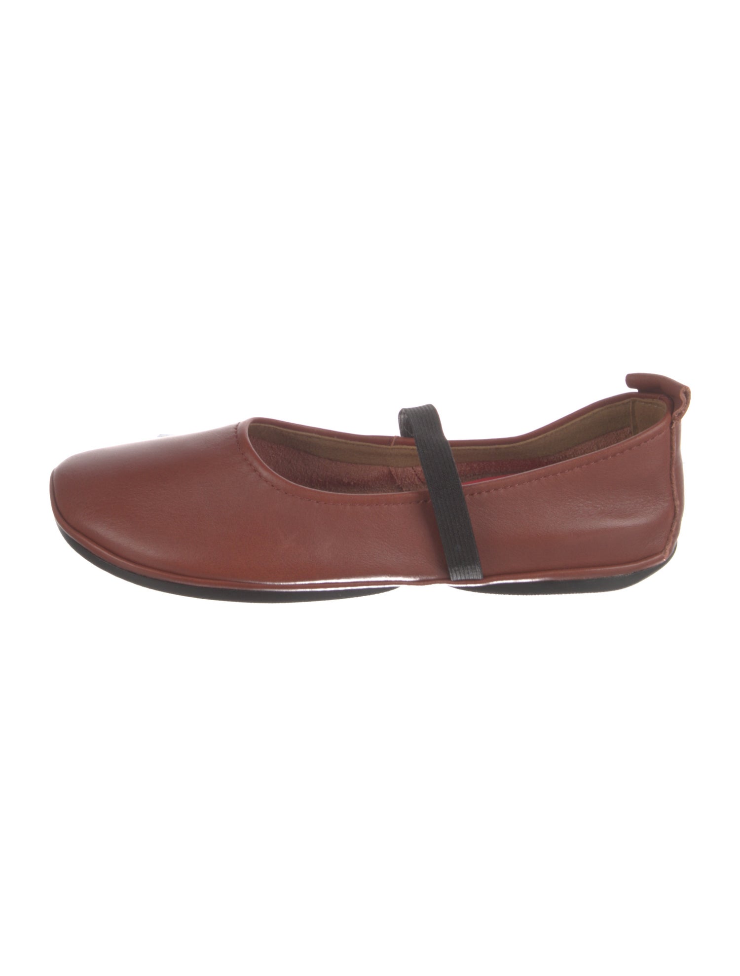 Camper Leather Mary Jane Flats