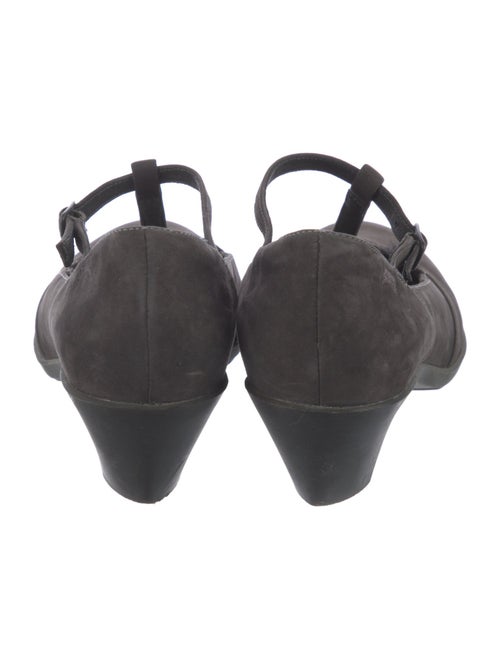 Camper Suede T-Strap Pumps