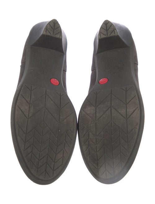 Camper Suede T-Strap Pumps