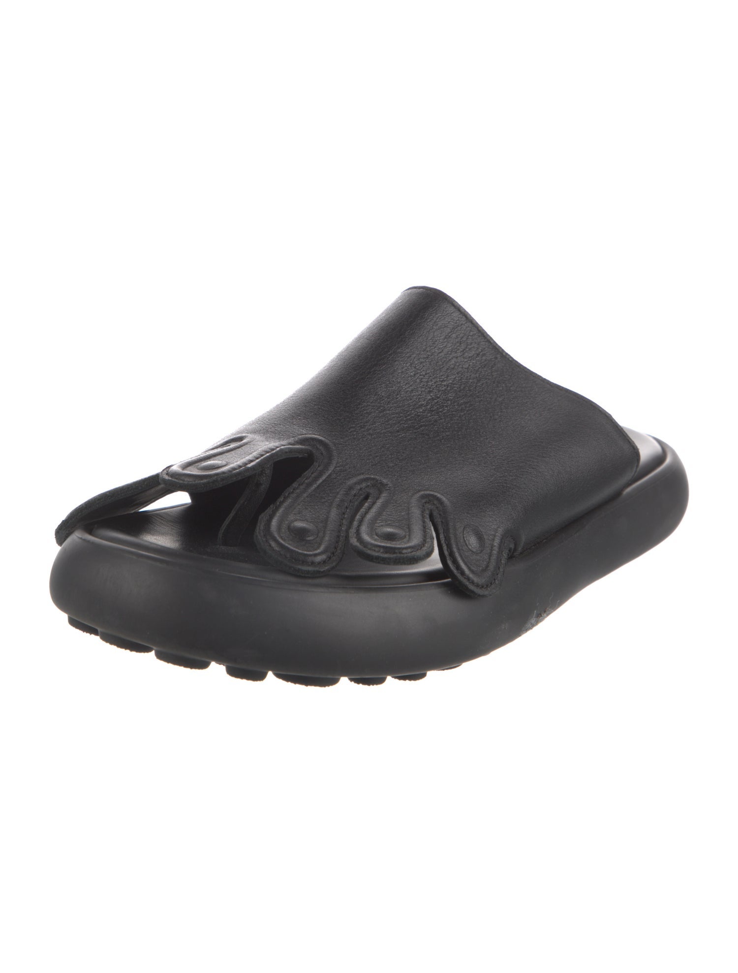 Camper Leather Slides