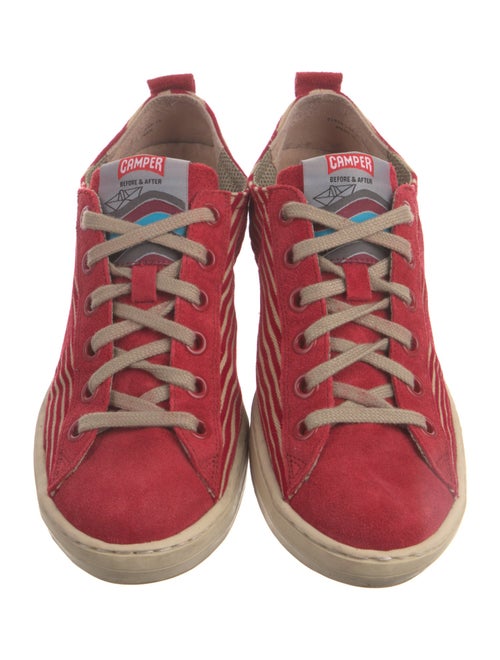 Camper Suede Striped Sneakers