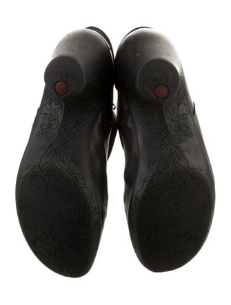 Camper Leather Embroidered Accent Western Boots