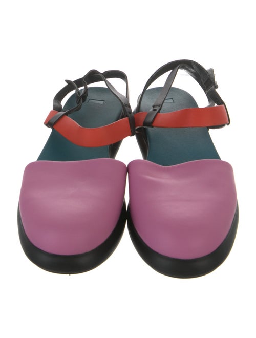Camper Leather Slingback Flats