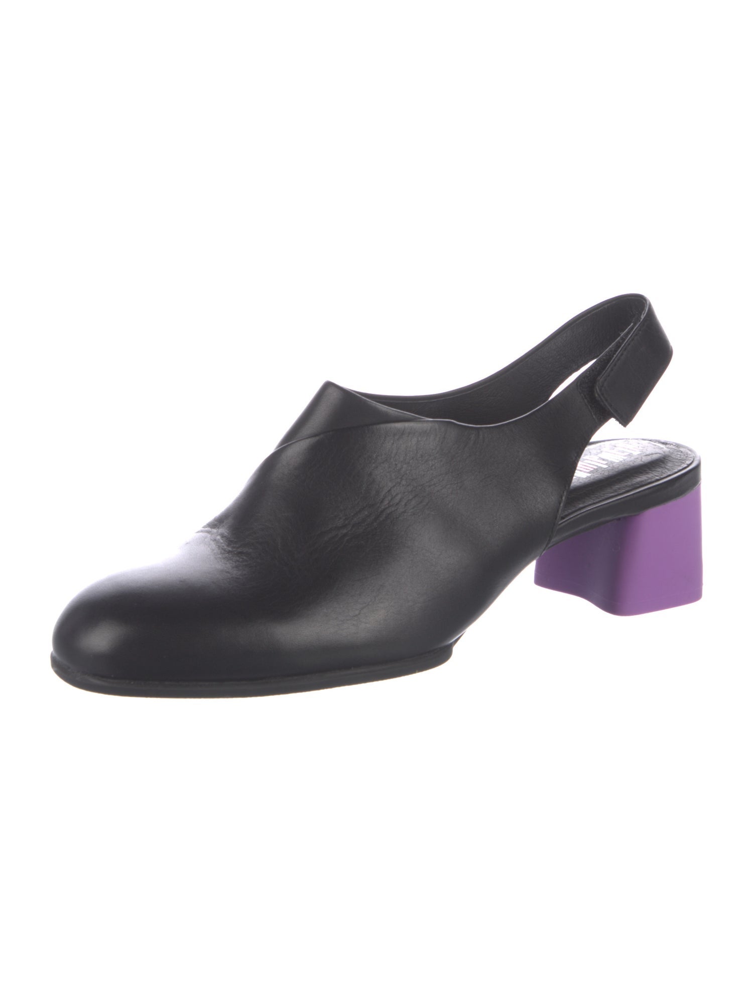 Camper Leather Slingback Pumps