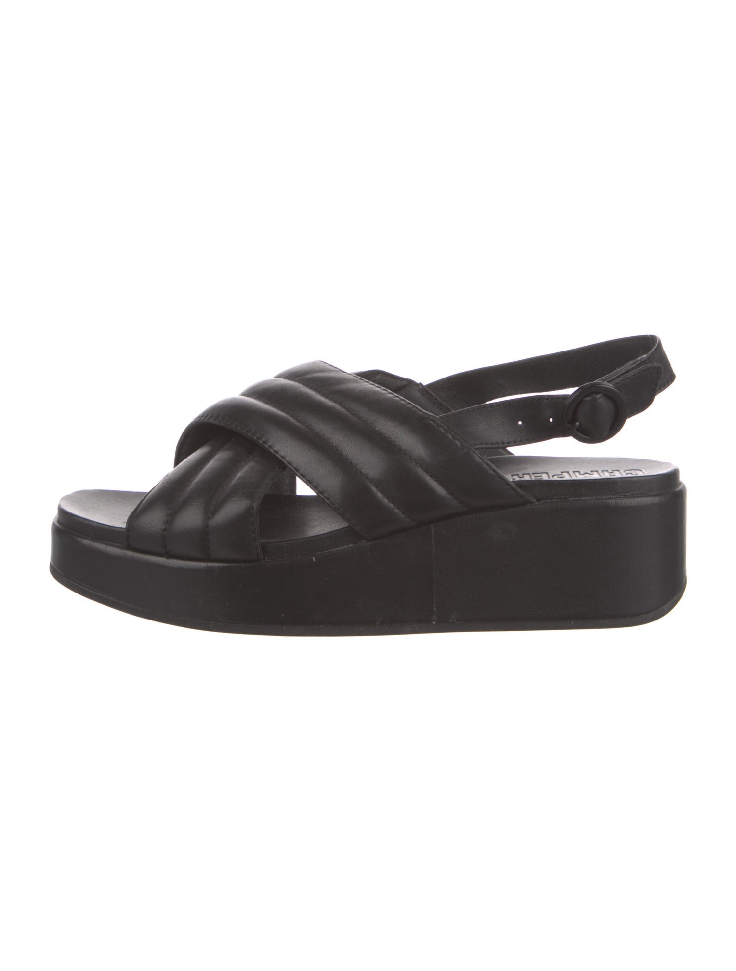 Camper Leather Slingback Sandals