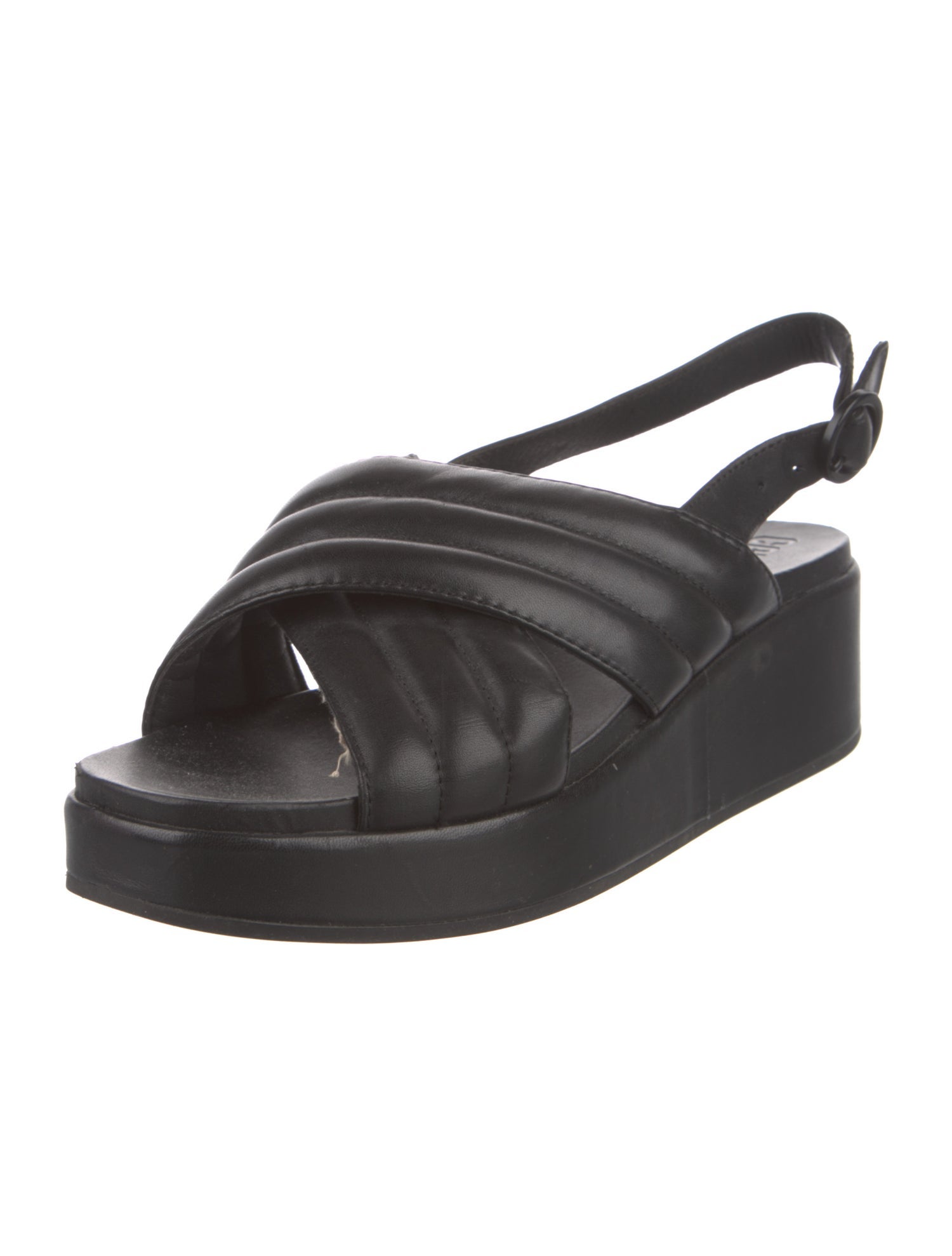 Camper Leather Slingback Sandals