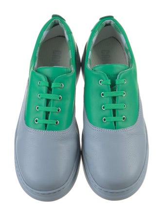 Camper Leather Colorblock Pattern Sneakers
