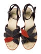 Camper Leather Colorblock Pattern Sandals