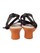 Camper Leather Colorblock Pattern Sandals