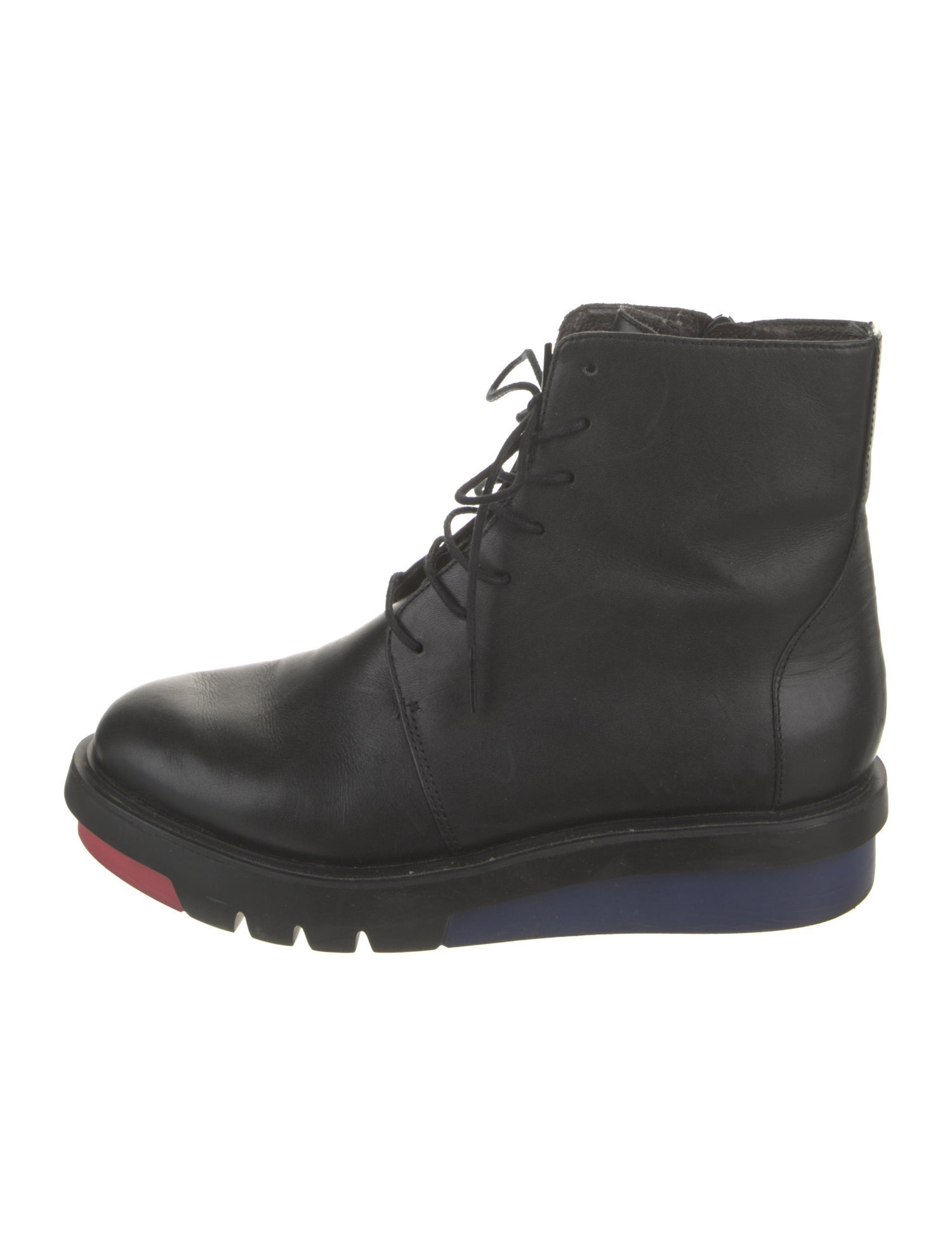 Camper Leather Combat Boots