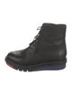 Camper Leather Combat Boots