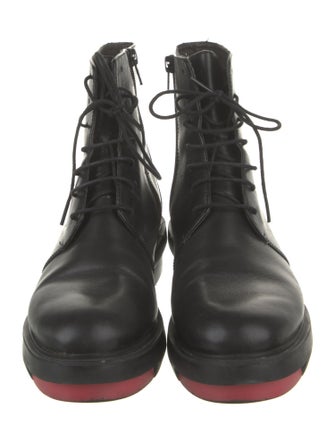 Camper Leather Combat Boots