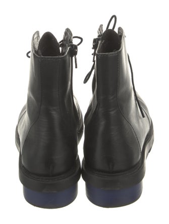 Camper Leather Combat Boots