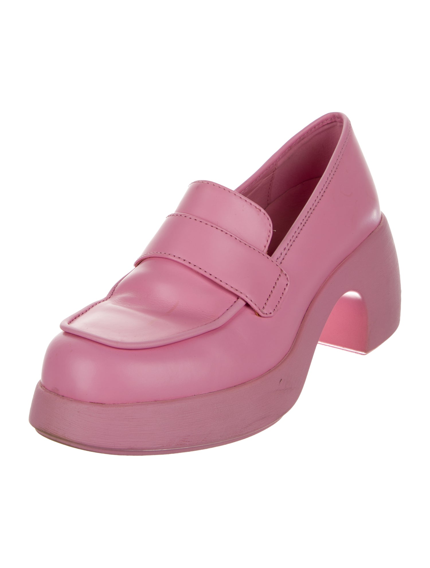 Camper Leather Pumps