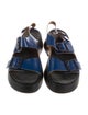 Camper Leather Colorblock Pattern Slingback Sandals