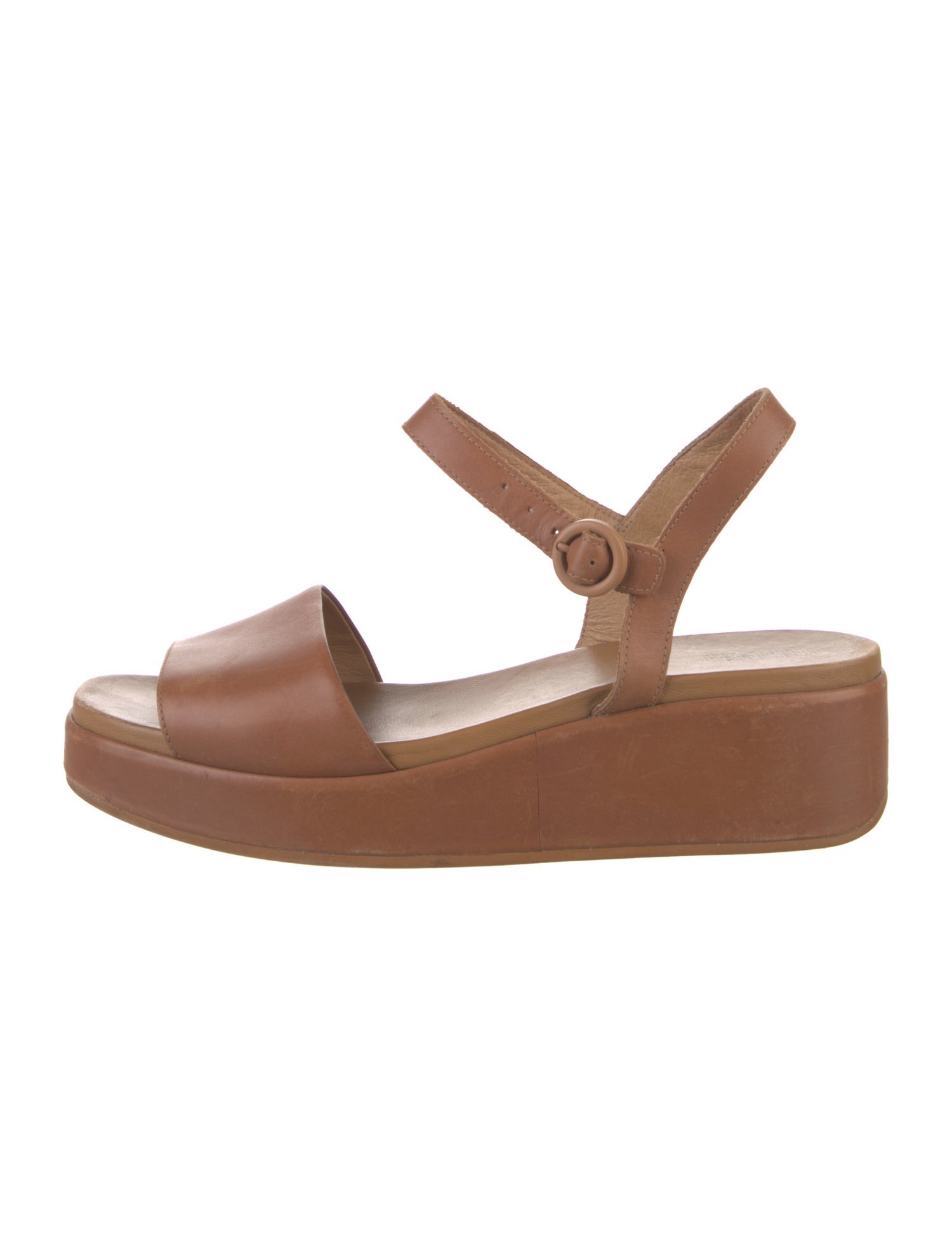 Camper Leather Slingback Sandals