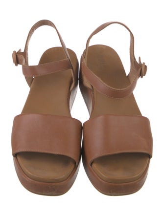 Camper Leather Slingback Sandals