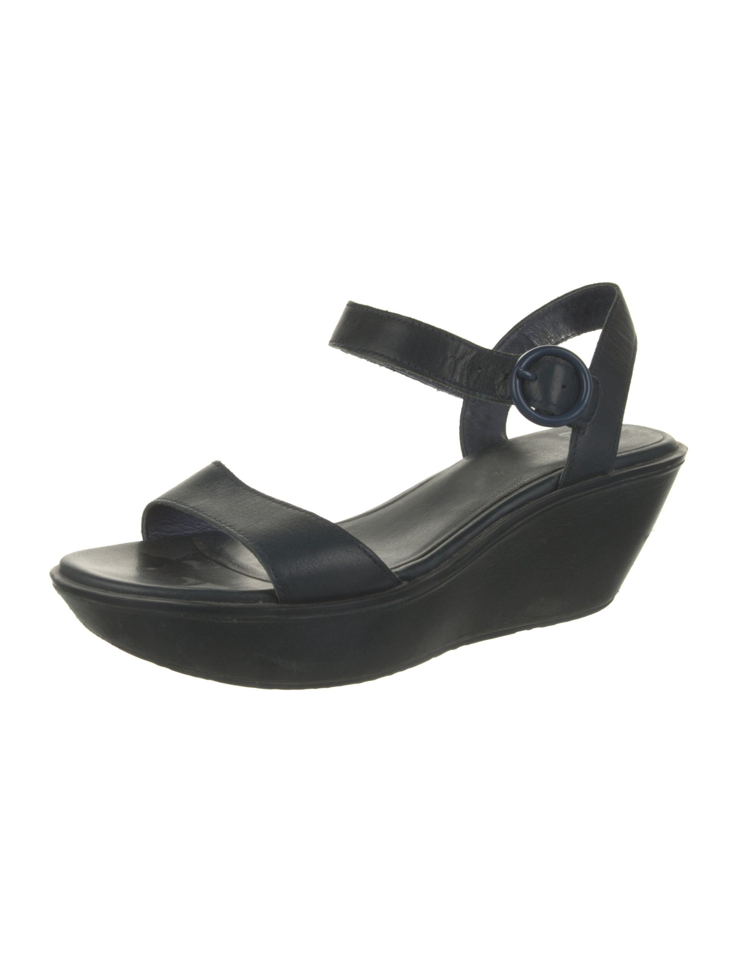Camper Leather Slingback Sandals