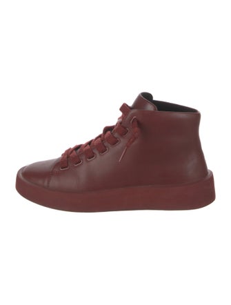 Camper Leather Lace-Up Boots