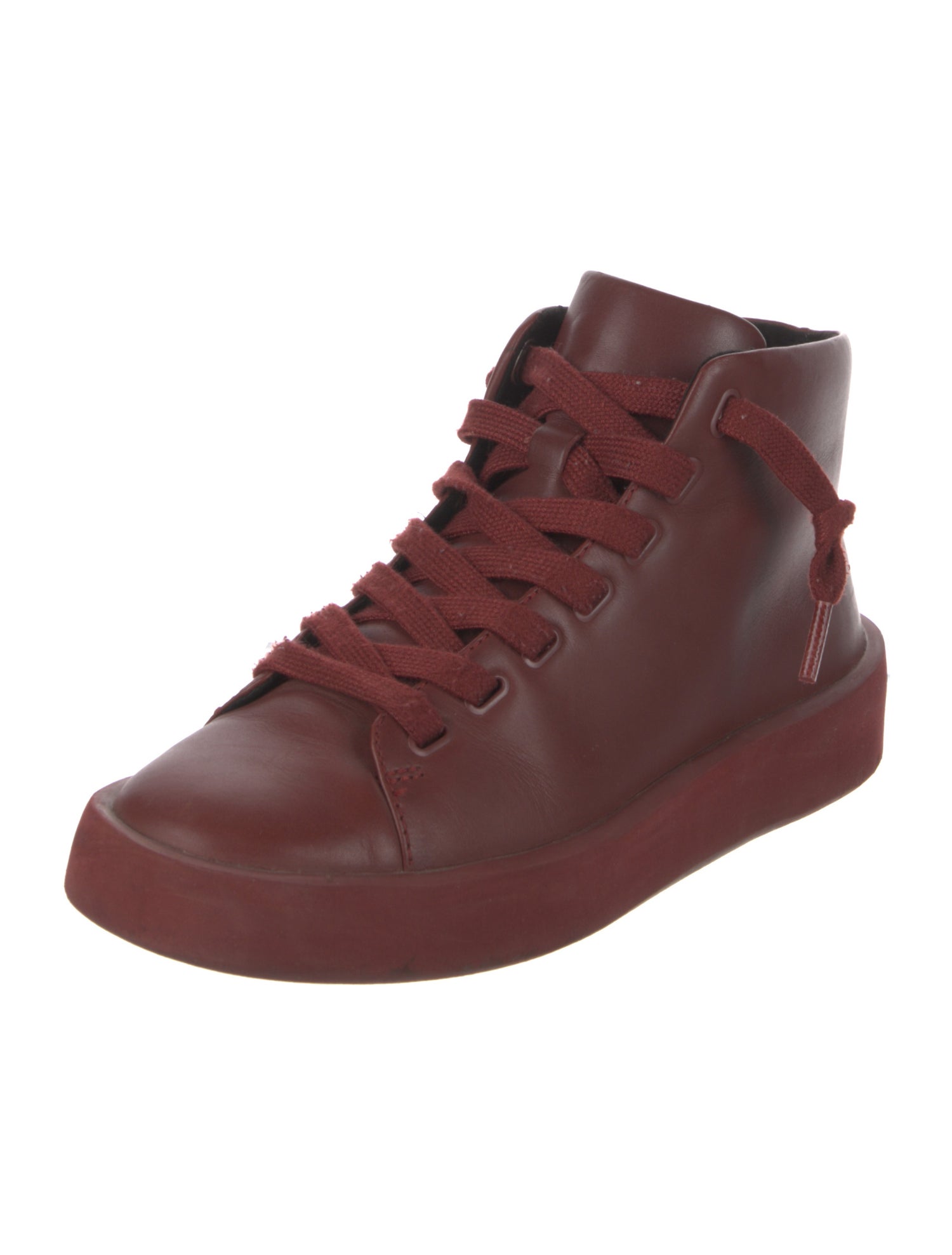 Camper Leather Lace-Up Boots