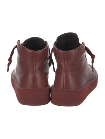 Camper Leather Lace-Up Boots