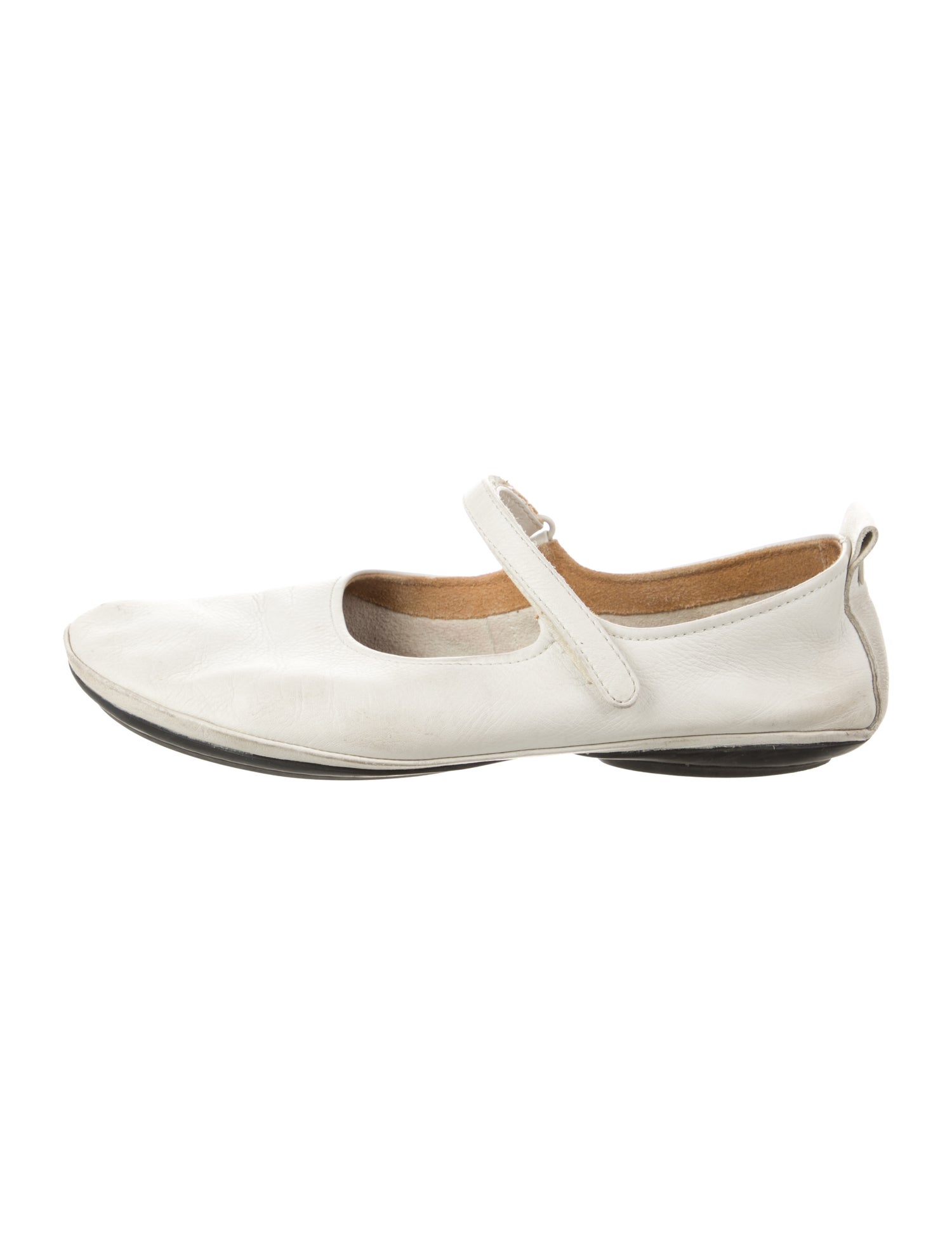 Camper Leather Mary Jane Flats
