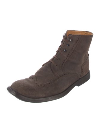 Camper Suede Lace-Up Boots